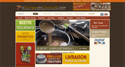Desktop Screenshot of lafabriqueduchocolat.com